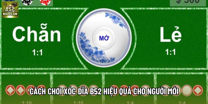 Cách chơi Xóc Đĩa B52 hiệu quả cho người mới
