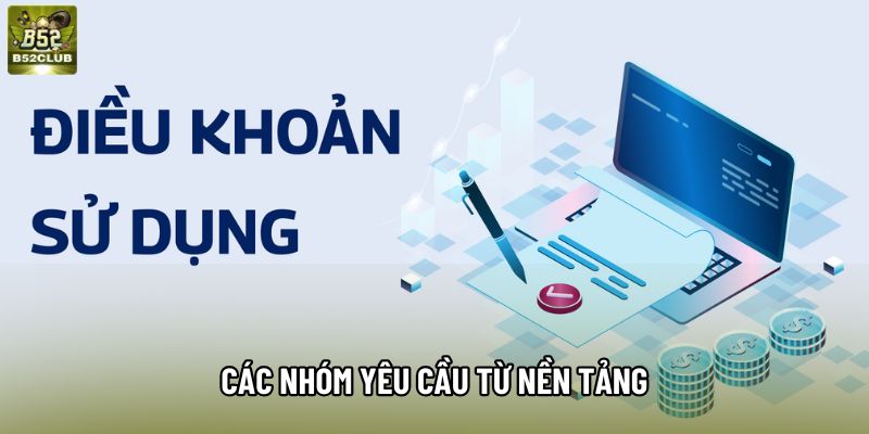 Các nhóm yêu cầu từ nền tảng