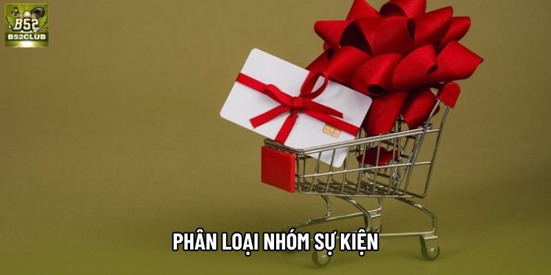 Phân loại nhóm sự kiện Phân loại nhóm sự kiện